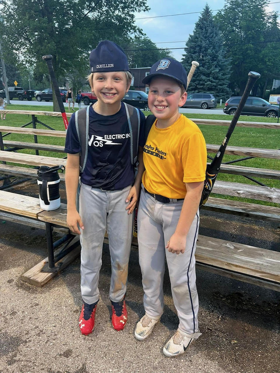 Kids Playing Baseball