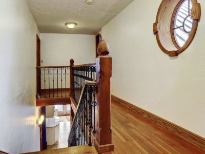 Interior stairs and landing