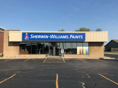 Commercial retail painting exterior