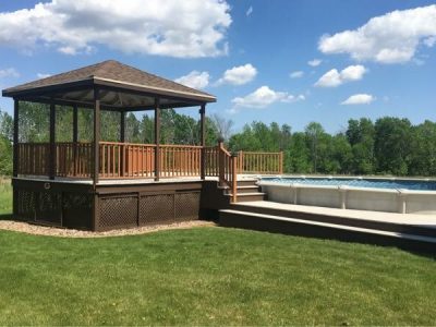 Residential Gazebo Painting - CertaPro Painters in South Green Bay, WI