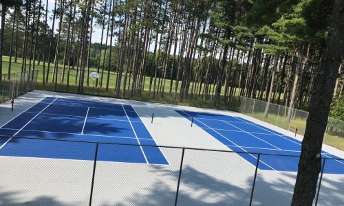 Hotel Tennis Court Resurfacing