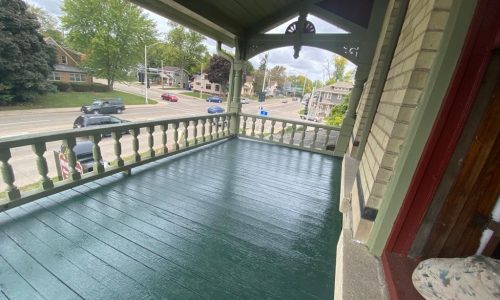 Restored Porch Floor