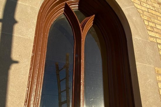 Church window painted