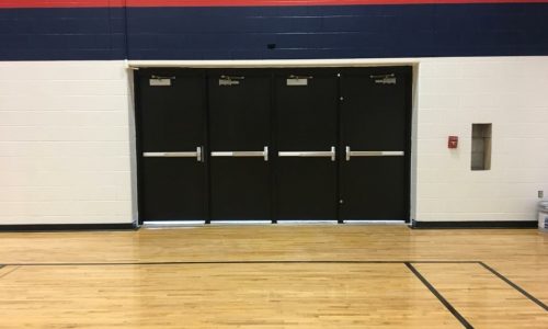 Gym Walls / Doors Painted