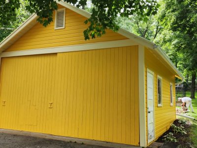 yellow shed