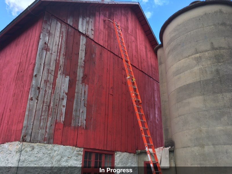Barn painting in progress Preview Image 3