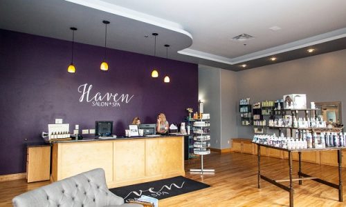 Retail Painting Project With Logo on Wall