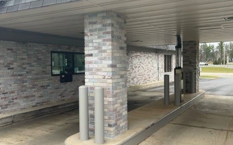 Bank White Washing Exterior