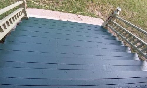 Updated Porch Stairs