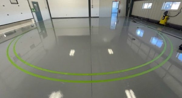 Masking Prior to Painting Circle