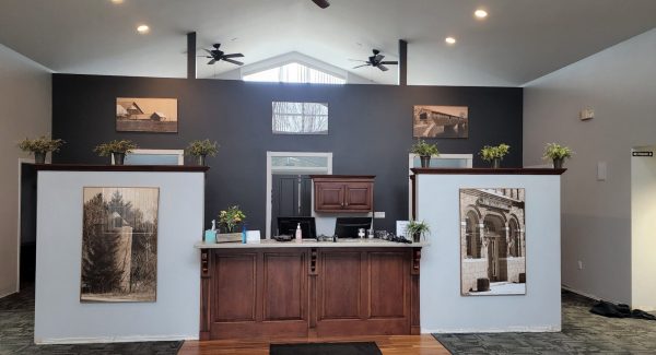 Updated Front Desk Area