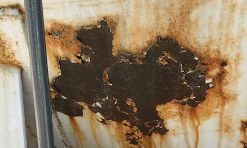 Rust on Propane Tank