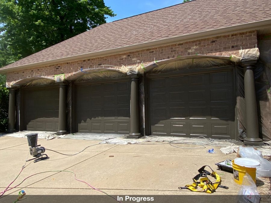 Garage taped and painted Preview Image 4