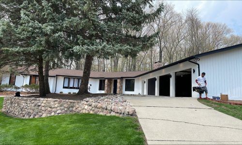 White Wood Siding Project