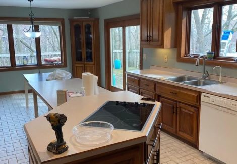 updated kitchen walls