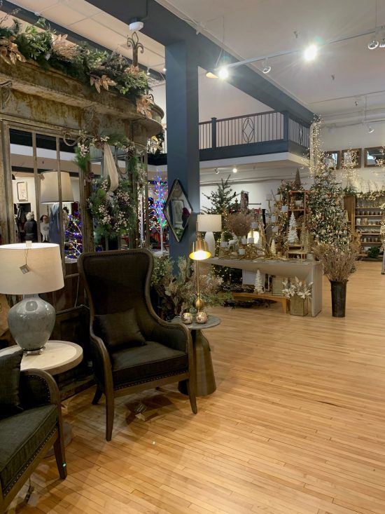 interior after renovation of retail space