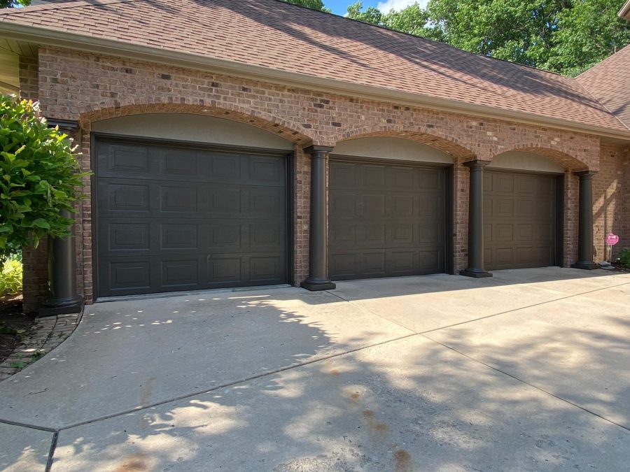 Garage doors after painting Preview Image 2