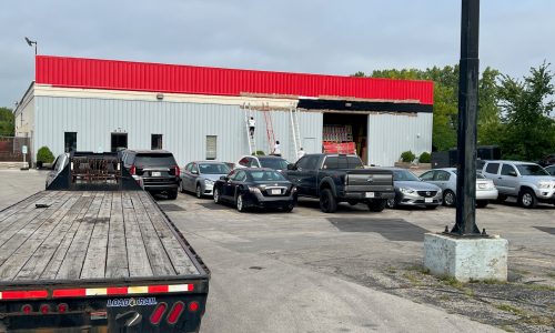 In Progress Exterior Painting