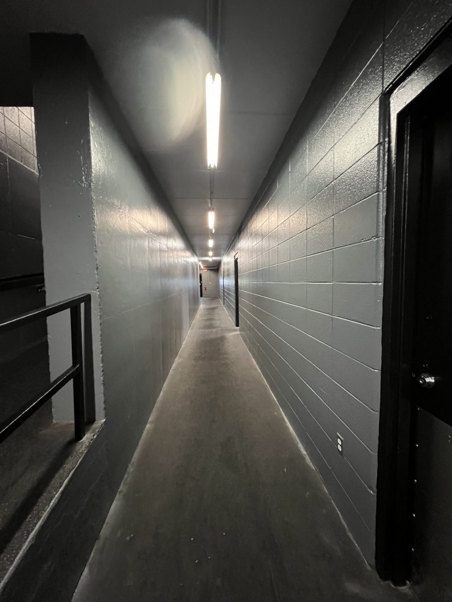 grey painted locker room hallway Preview Image 4