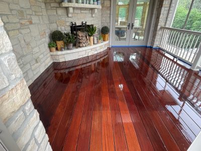Deck Staining Project