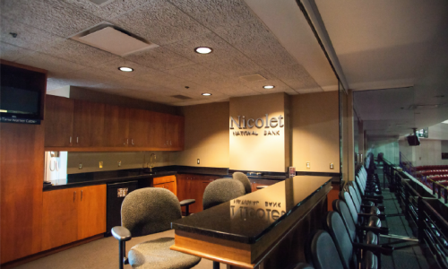 Sports Venue Box Seats - Interior Painting Project