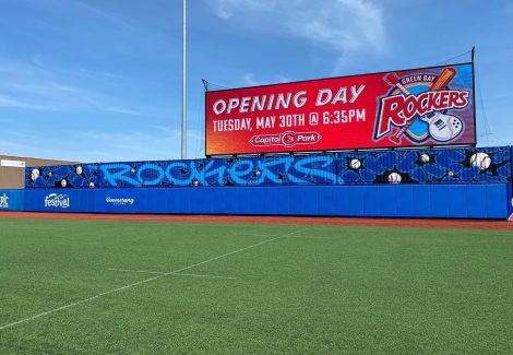 Full Scale of the Outfield Wall