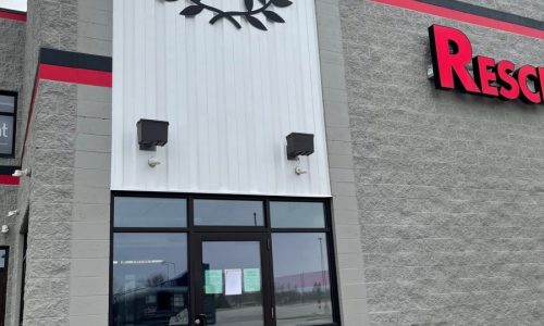 Resch Olympic Pavilion Entrance Painted