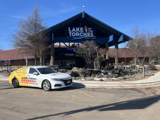 certapro car in front of casino
