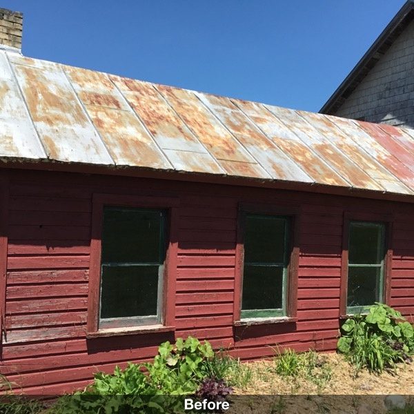 Windows trim and roof of unfinished barn Preview Image 1