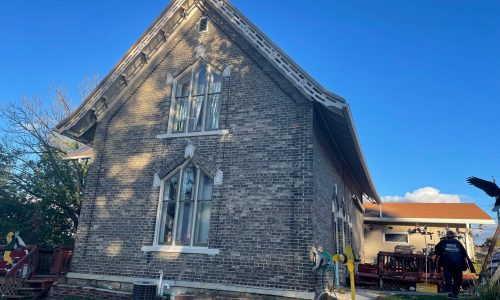 Side of home - After