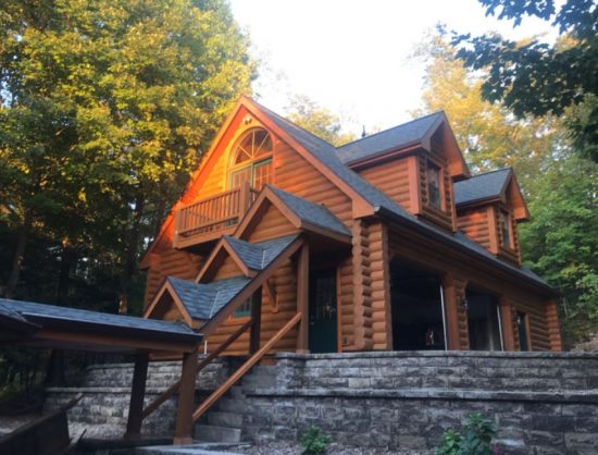 cabin staining and chinking in green bay