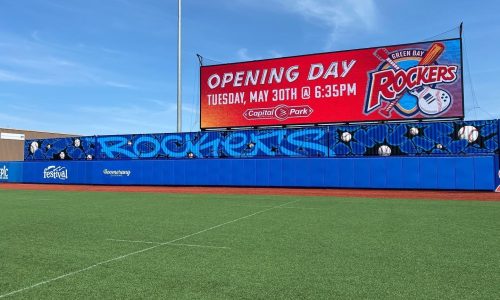 Full Scale of the Outfield Wall