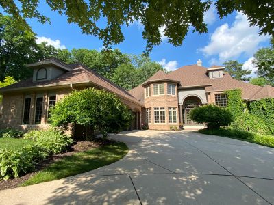 Exterior and trim after painting