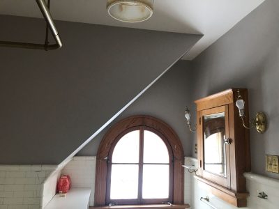 Interior bathroom painting by CertaPro Painters in East Green Bay, WI