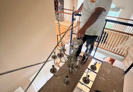 Ceiling Repair & Repainting Project