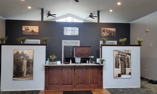 Updated Front Desk Area