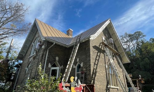 Exterior Painting in Progress