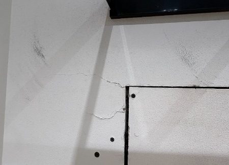 damaged drywall