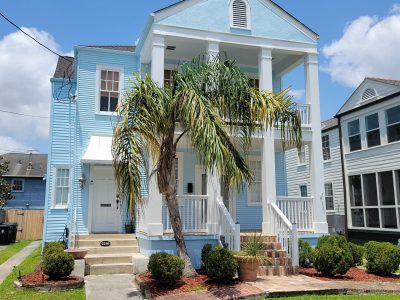 Nashville Street, New Orleans home repainted.