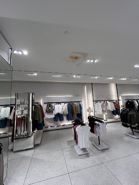 clothing store ceiling with water damage Preview Image 11
