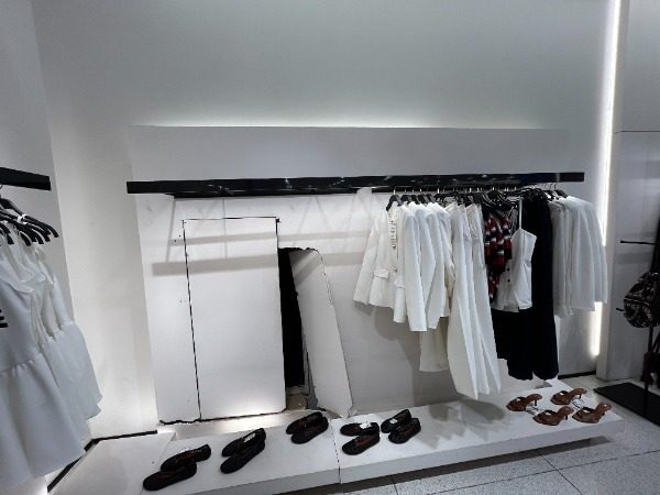 clothing store display with damaged drywall Preview Image 10
