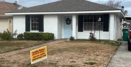 Mixed Brick and Wood House Repaint