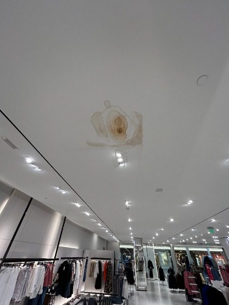 clothing store ceiling with water damage Preview Image 12