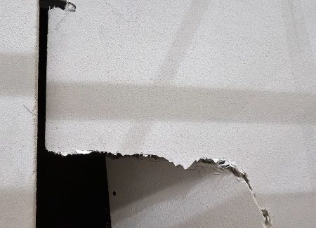 damaged drywall