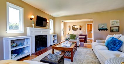 Living Room Painting Project in Newton, MA ...