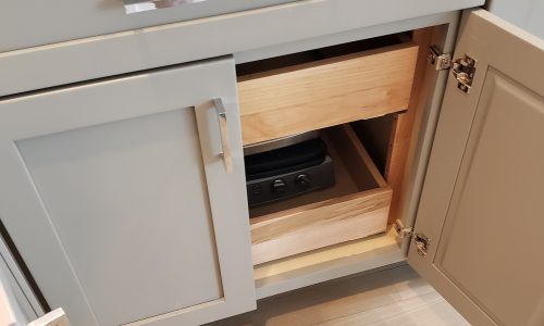 Kitchen Island Painting Before