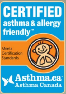 certified asthma and allergy friendly icon