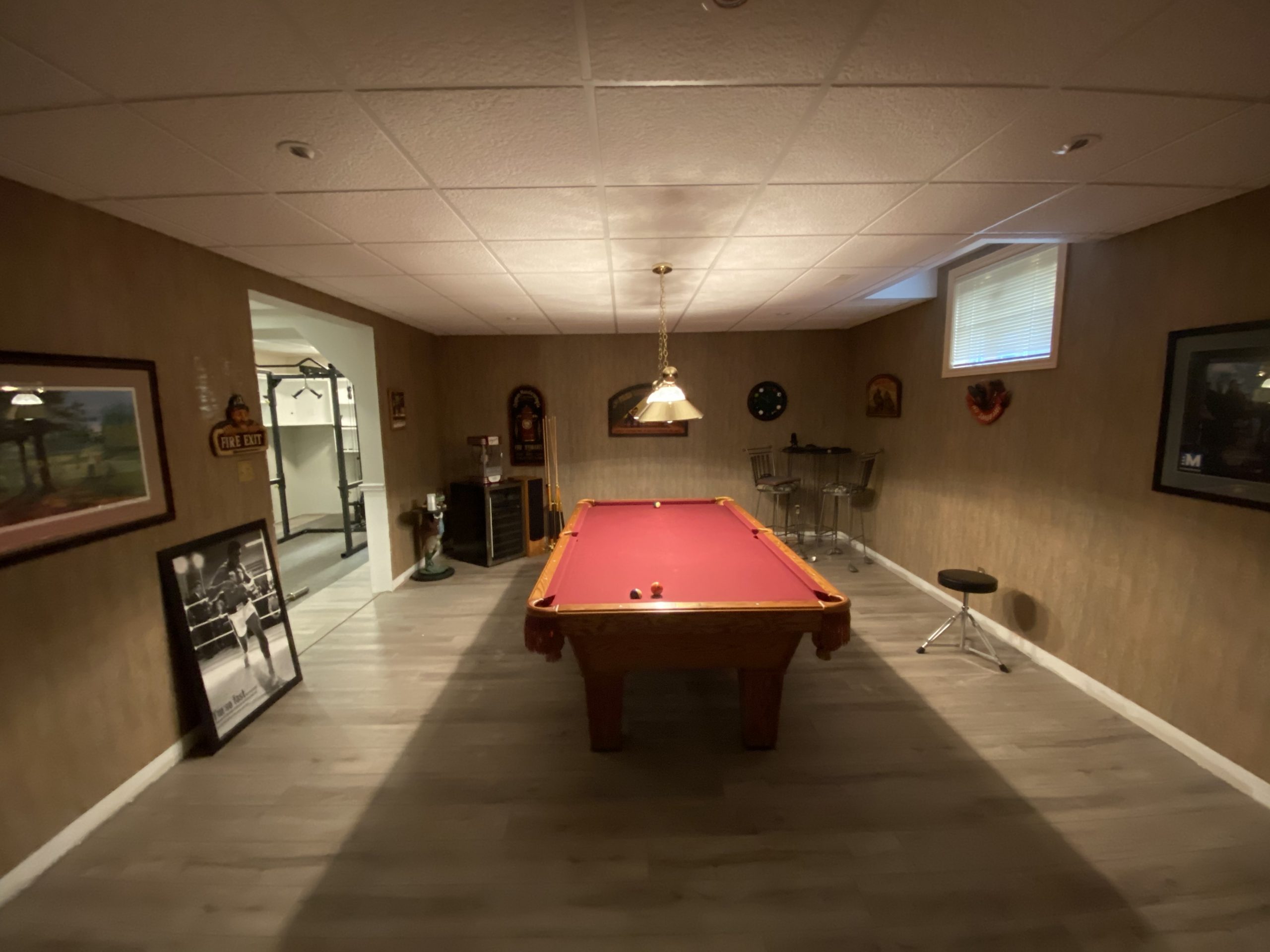 Pool Room Painting – Before & After Before