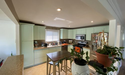 Green Toned Kitchen