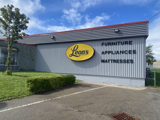 exterior painting of furniture store